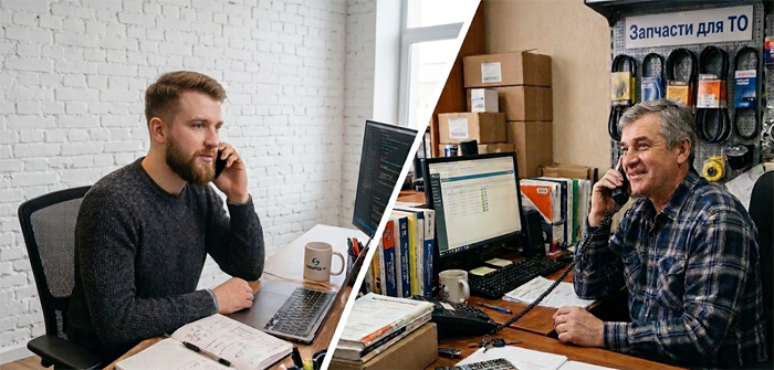 Техподдержка интернет-магазина автозапчастей