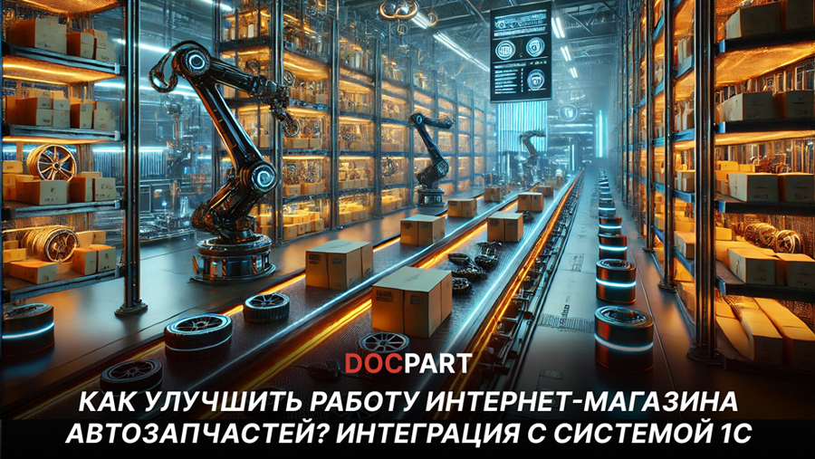 Интеграция интернет-магазина автозапчастей с 1С